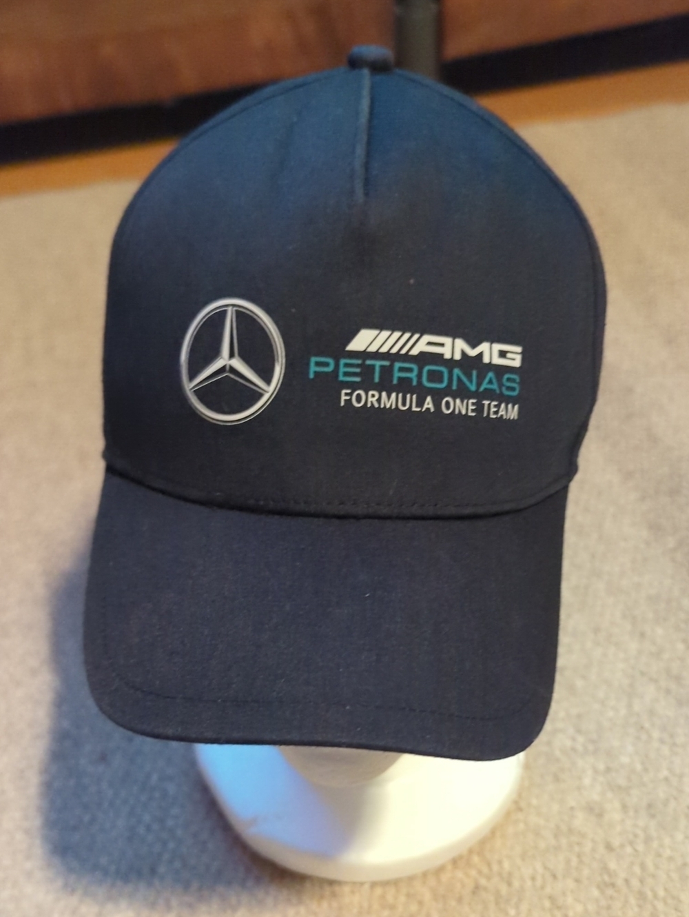 Mercedes AMG Petronas Formula One Team Official F1 Hat Cap BLACK